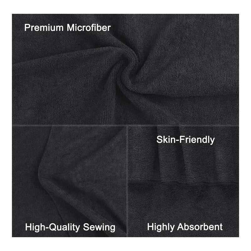 Toallas De Microfibra Soft and Absorbent Towels 10 Towels Anti-Coloration Super Absorbent. Hair Dressers Towels.