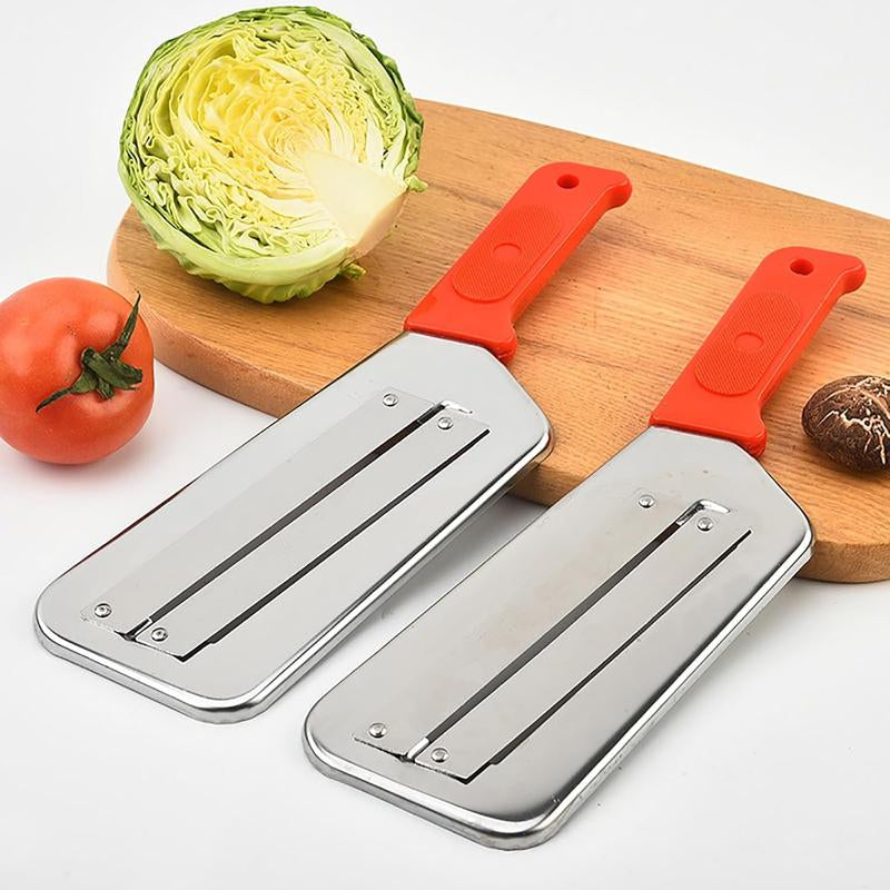 2-Pack Stainless Steel Cabbage Slicer Set – Grater for Shredding Coleslaw, Sauerkraut, Salad & Vegetables – Durable, Sharp & Easy to Clean